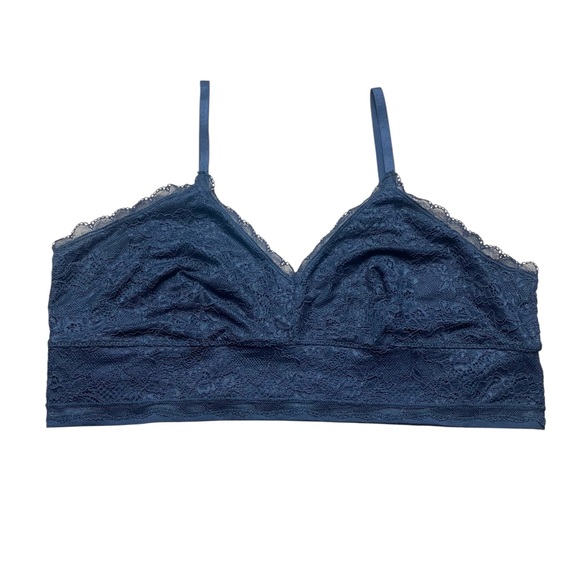 Lily of France Blue Bralette Wireless‎ Comfort - Picture 1 of 3